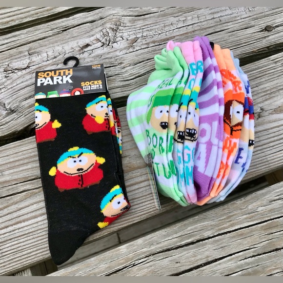 NEW 6 Pair SOUTH PARK Cartoon Characters Socks Comedy Central Cartman Stan Kenny - Picture 9 of 9